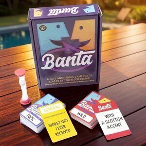 NEW Sealed Banta Adult Card Game Banter Party Controversial Fun